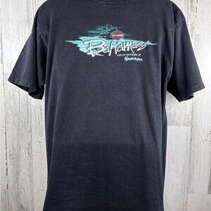 Harley-Davidson Black Tee with Teal Bahamas Graphic